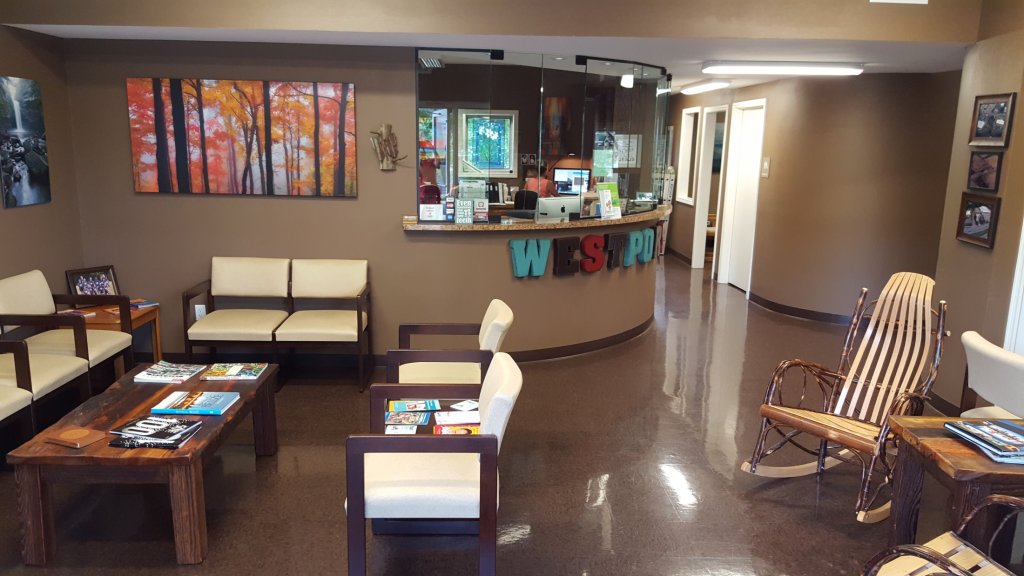 Reception area