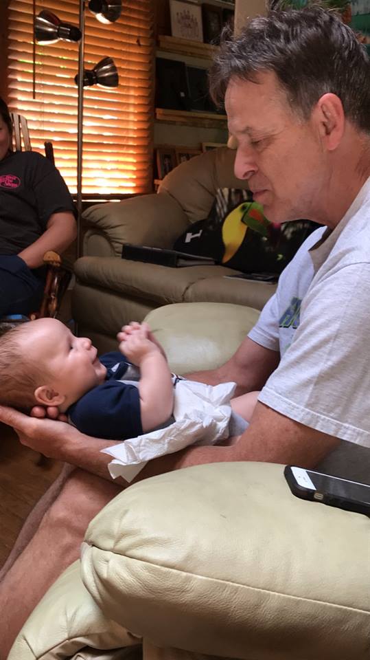 Dr. Wiedower and his grandson