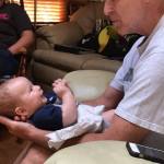 Dr. Wiedower and his grandson