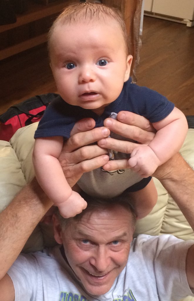 Dr. Wiedower and his grandson