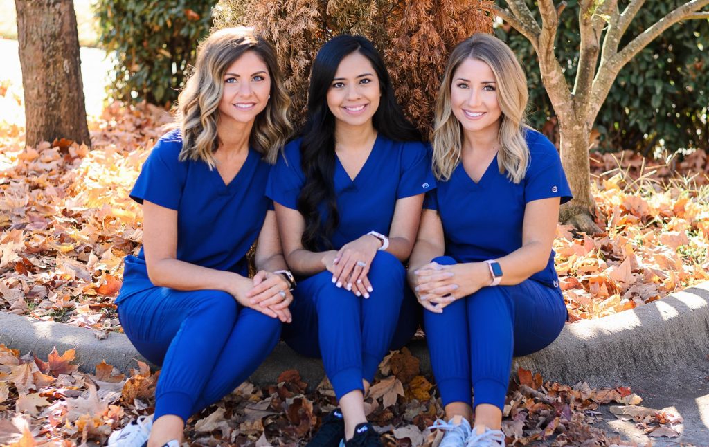 Hygienists from left to right: Holly, Jocelyne, Blythe