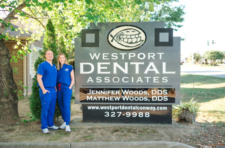 Two staff together in photo